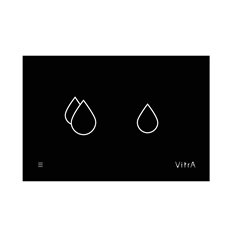 Vitra V-Care Akıllı Panel 8 cm Siyah Cam 748-1501-S